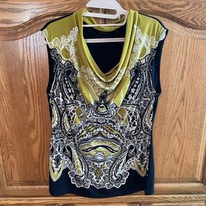 The Limited Navy Cowl Neck Tank top Large